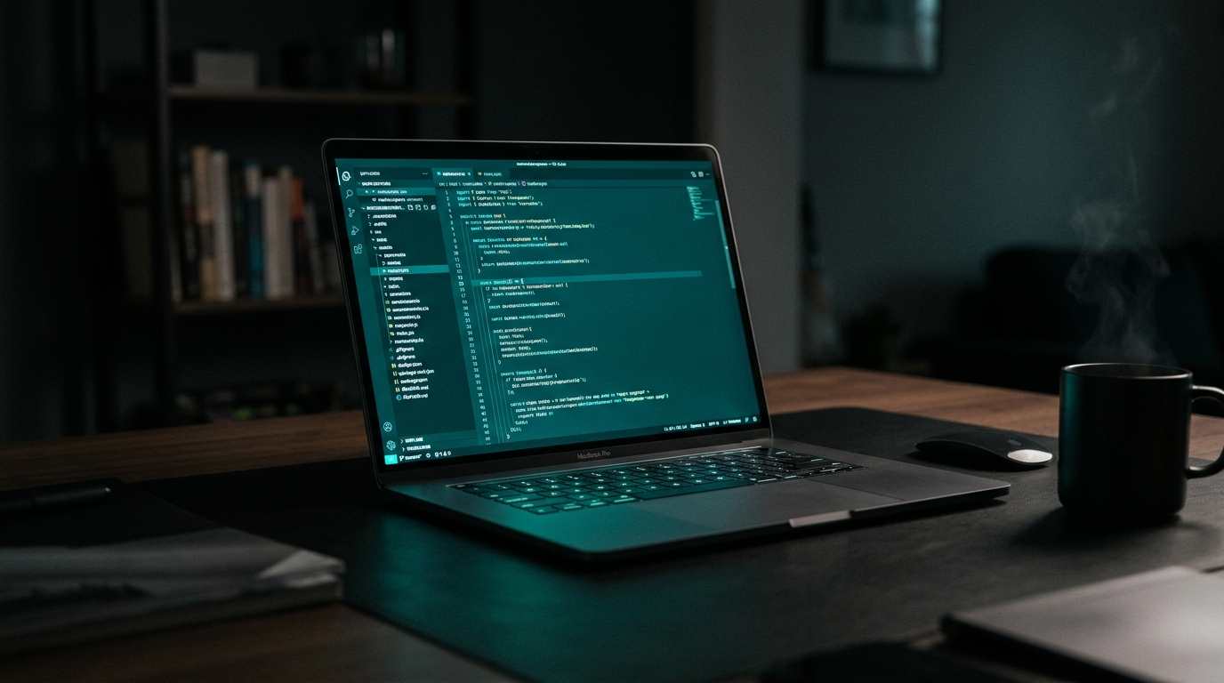 Werkruimte waar aan AI-oplossingen wordt gebouwd